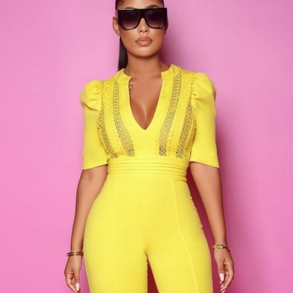 Front Lace Jumpsuit